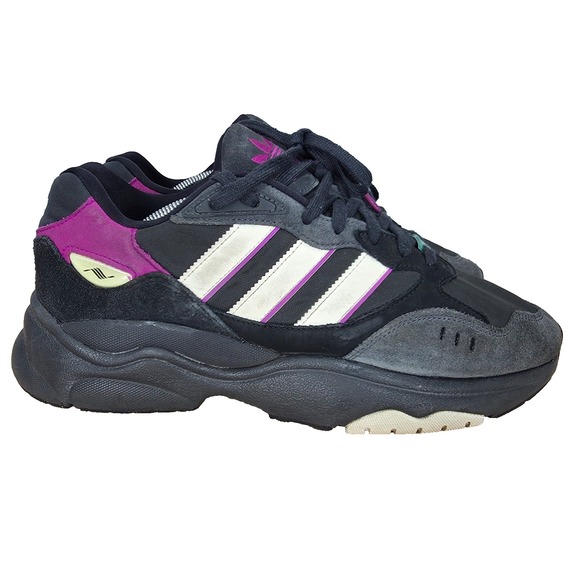 adidas Other - Adidas Retropy F90 Sneakers Mens 12 Black Magenta Lace Up Casual Shoes HP8020